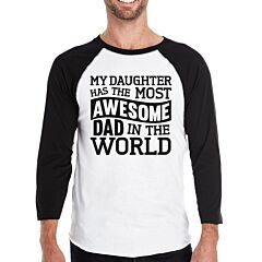 The Most Awesome Dad Baseball Tee For Men Perfect Fathers Day Gifts