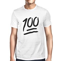 100 Points T-shirt Back To School Tee Mens Cute Short sleeve Shirt