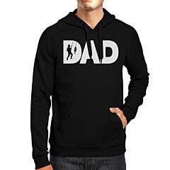 Dad Fish Black Hoodie Fathers Day Gifts For Fishing Lover Dads