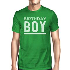 Birthday Boy Mens Green Shirt