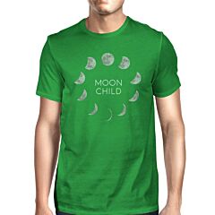 Moon Child Mens Green Shirt