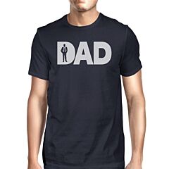 Dad Business Mens Navy Round Neck T-Shirt Funny Design Unique Gifts