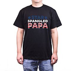 Star Spangled Papa Cute T-shirt for Fourth of July Great Gift for Dad