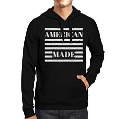 American Made Unisex Black Trendy Graphic Hoodie For 4th Of July