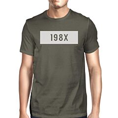 198X Men's Dark Grey Funny Graphic Gift T-Shirt Witty Quote T Shirt