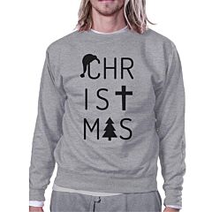 Christmas Letters Grey Sweatshirt
