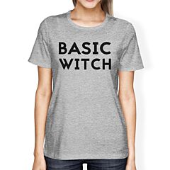 Basic Witch Womens Grey Shirt