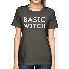Basic Witch Womens Dark Grey Shirt