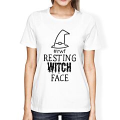 Rwf Resting Witch Face Womens White Shirt