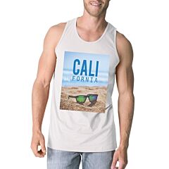California Beach Sunglasses Mens Lightweight Summer Tanks Cotton