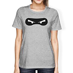 Ninja Eyes Womens Grey Shirt