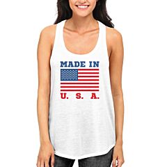 Made In USA Tank Top for July 4th Celebration American Flag Tanks