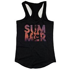 Summer Palm Tree Tank Top for Women Work Out Clothes Beach Wear