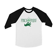 Pinch Proof Clover Youth Baseball Jersey For St Patrick's Day Shirt