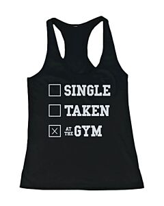 Work Out Tank Top - At the Gym - Cute Workout Lazy Tanktop, Gym Clothes