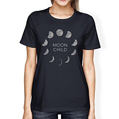 Moon Child Womens Navy Shirt