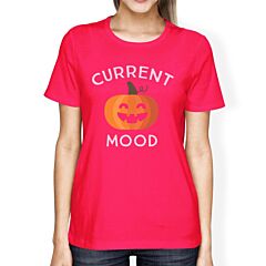 Pumpkin Current Mood Womens Hot Pink Shirt