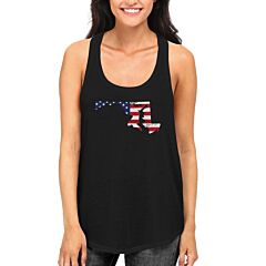 MD State USA Flag Women's Tank Top Maryland American Flag Tanks