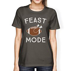 Feast Mode Womens Dark Grey Shirt
