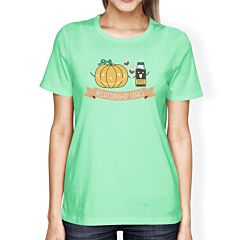Pumpkin Spice Relationship Goals Womens Mint Shirt