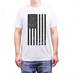 Men's Vintage American Flag Fourth of July T-shirt Casual July 4th shirt
