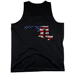 MD State USA Flag Men's Tank Top Maryland American Flag Tanks