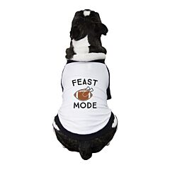 Feast Mode Pets Black And White Baseball Shirt