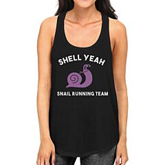 Shell Yeah Tank Top Work Out Sleeveless Shirt Funny Gym Shirt
