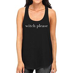 Witch Please Womens Black Tank Top