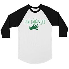 Pinch Proof Clover Womens Baseball Tee For St Patrick's Day Shirt