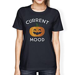 Pumpkin Current Mood Womens Navy Shirt