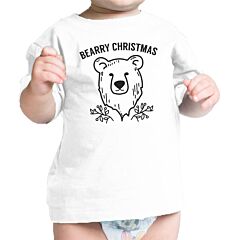 Bearry Christmas Bear Baby White Shirt