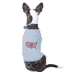 American Flag USA Map Unique Patriotic Gifts For Small Pet Owners