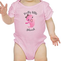 Pretty Little Ghoul Baby Pink Bodysuit