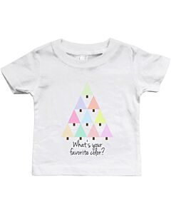 Graphic Snap-on Style Baby Tee, Infant Tee - Favorite Color
