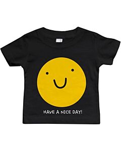 Graphic Snap-on Style Baby Tee, Infant Tee - Have A Nice Day