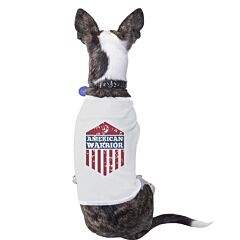 American Warrior White Pets Tshirt For Small Dogs Cute Gift Ideas
