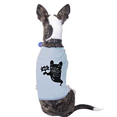 Boo French Bulldog Ghost Pets Sky Blue Shirt