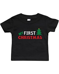 Graphic Snap-on Style Baby Tee, Infant Tee - My First Christmas