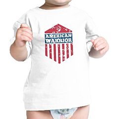 American Warrior White Graphic Baby T-Shirt Great Baby Shower Gifts