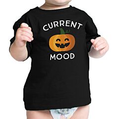 Pumpkin Current Mood Baby Black Shirt