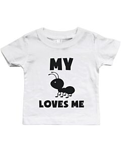 My Aunt Loves Me Funny Baby Shirts Gifts for Niece or Nephew Cute Infant Tees