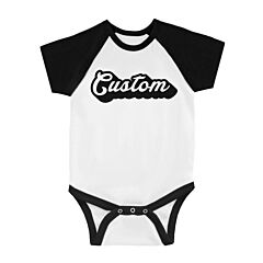 Pop Up Text Basic Cool Baby Personalized Baseball Shirt For Friend