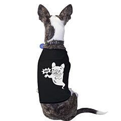 Boo French Bulldog Ghost Pets Black Shirt