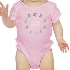Moon Child Baby Pink Bodysuit