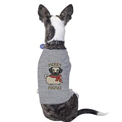 Merry Pugmas Pug Pets Grey Shirt