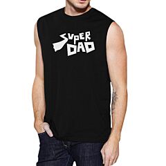Super Dad Men's Funny Graphic Muscle Top Best Dad Bithday Gift Idea