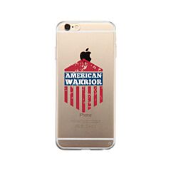 American Warrior Clear Phone Case