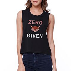 Zero Fox Given Crop Tee Back To School Sleeveless Shirt Junior Tank