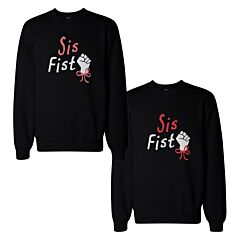 Sis Fist BFF Matching Sweatshirts Best Friend Gift for Holidays